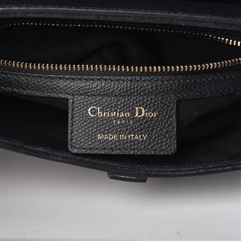 CHRISTIAN DIOR Grained Calfskin Saddle 5